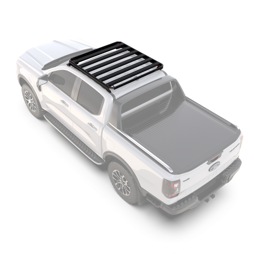 Slimline 3 roof rack low profile side view showing 2.8 inch height