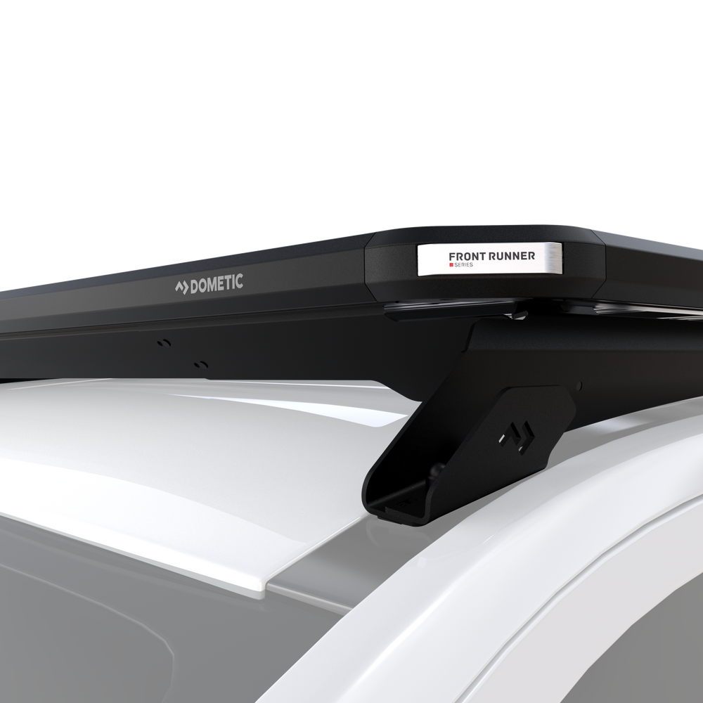 Slimline 3 roof rack slat with dual T-slot channels and staggered insertion points