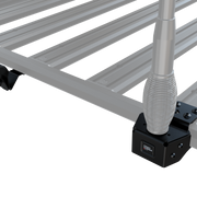 Slimline 3 antenna mount fitted to roof rack side profile