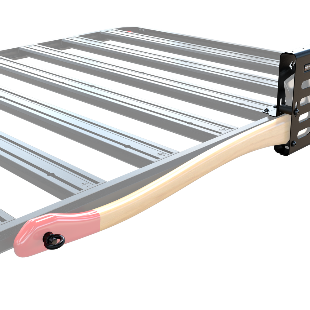 Front Runner Slimline 3 Axe Bracket with stainless steel head cage