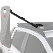 Slimline 3 shower arm mounted to roof rack side profile