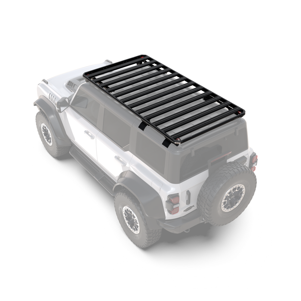 Front Runner Slimline 3 Bronco roof rack full length platform side view