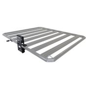 Slimline 3 axe bracket mounted to roof rack side profile