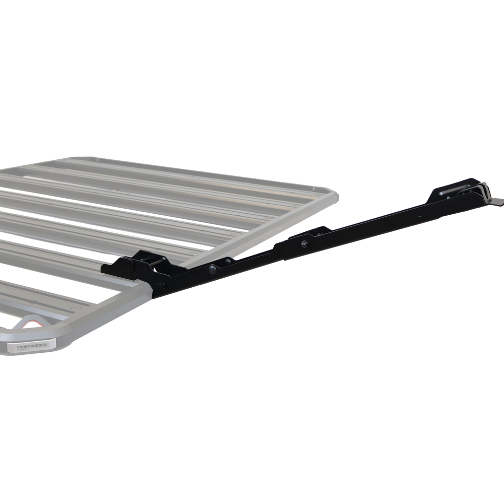 Front Runner shower arm extended 680mm from the roof rack