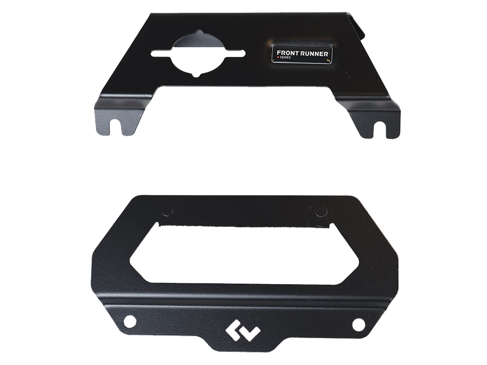 Front Runner Slimline 3 Grab Handle fitted to roof rack side view