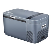 ICECO GO20 grey dual zone 12V portable fridge with magnetic power bank