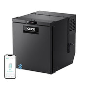 ICECO BF Series 12V RV truck built-in fridge freezer front view