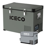 ICECO VL45 olive portable fridge slide mount installation