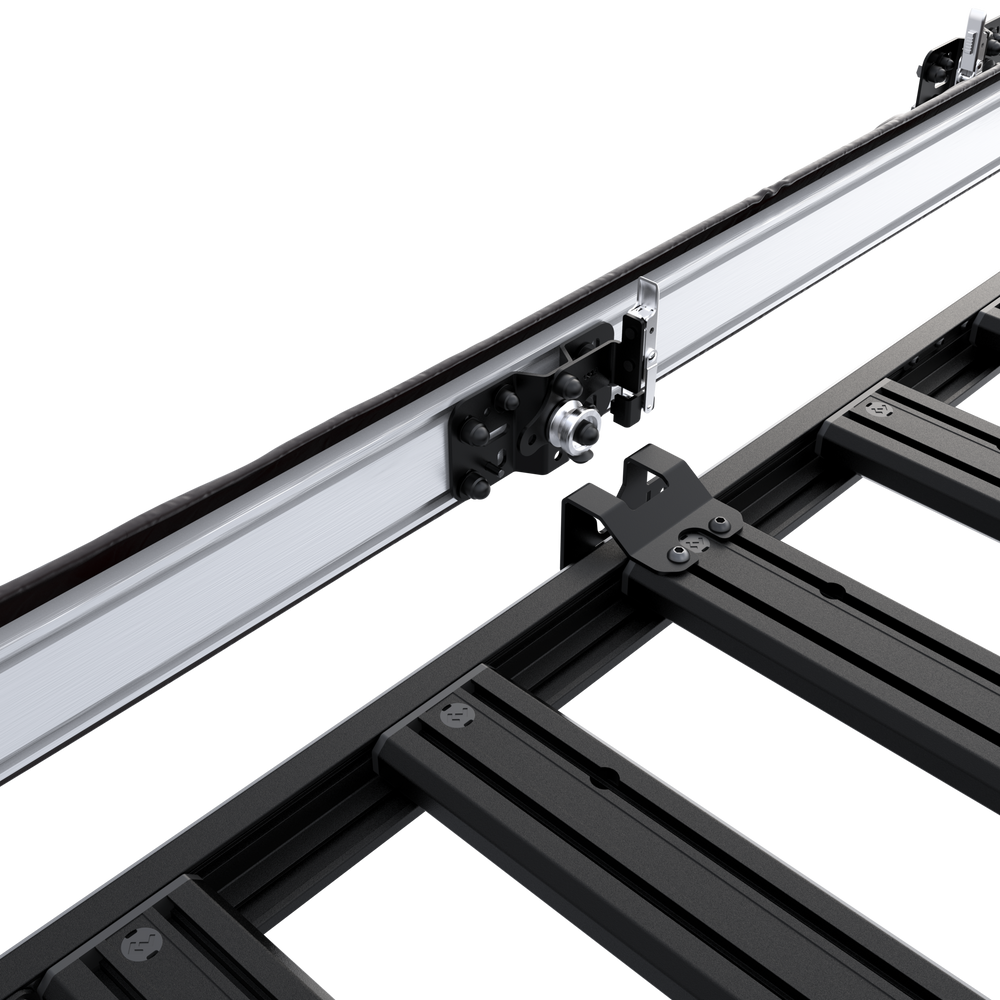 Quick Release awning mount self-aligning stainless steel bobbin detail