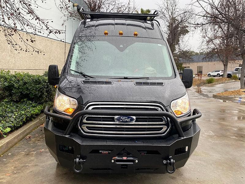 Aluminess Front Winch Bumper for Ford Transit 2015-2019