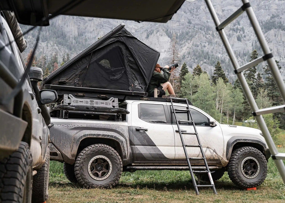 Tacoma with DRIFTR rack overlanding