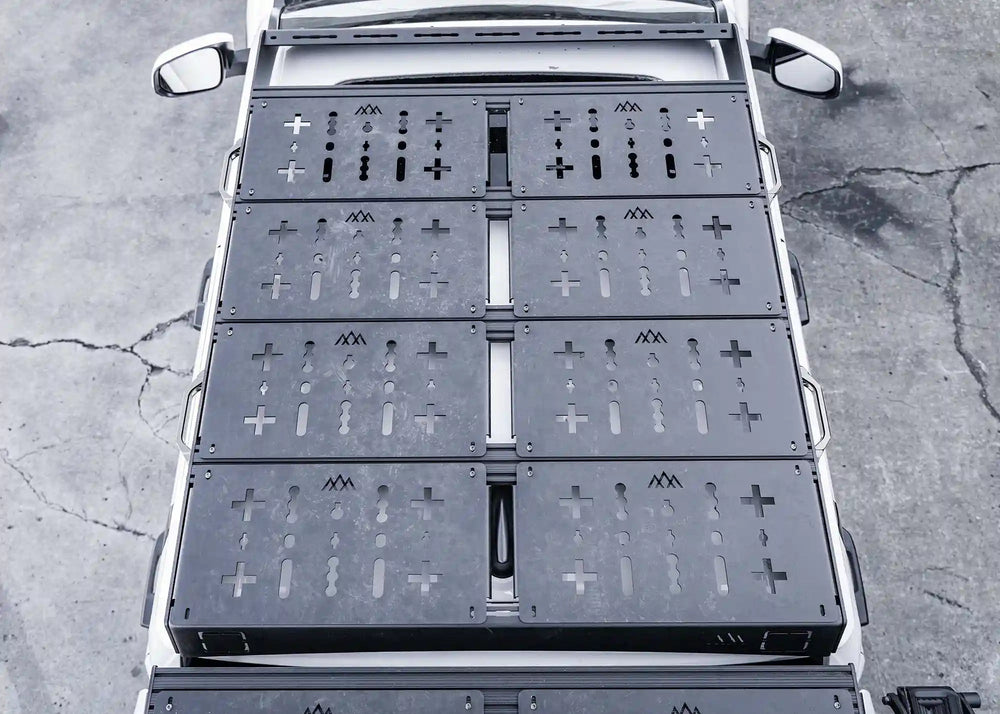 Top view with deck panels installed
