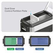 ICECO JP Pro Series portable fridge handle and wheel detail