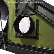 Kabari SuperFly 5.5 inch diameter heater cooler port with drawstring