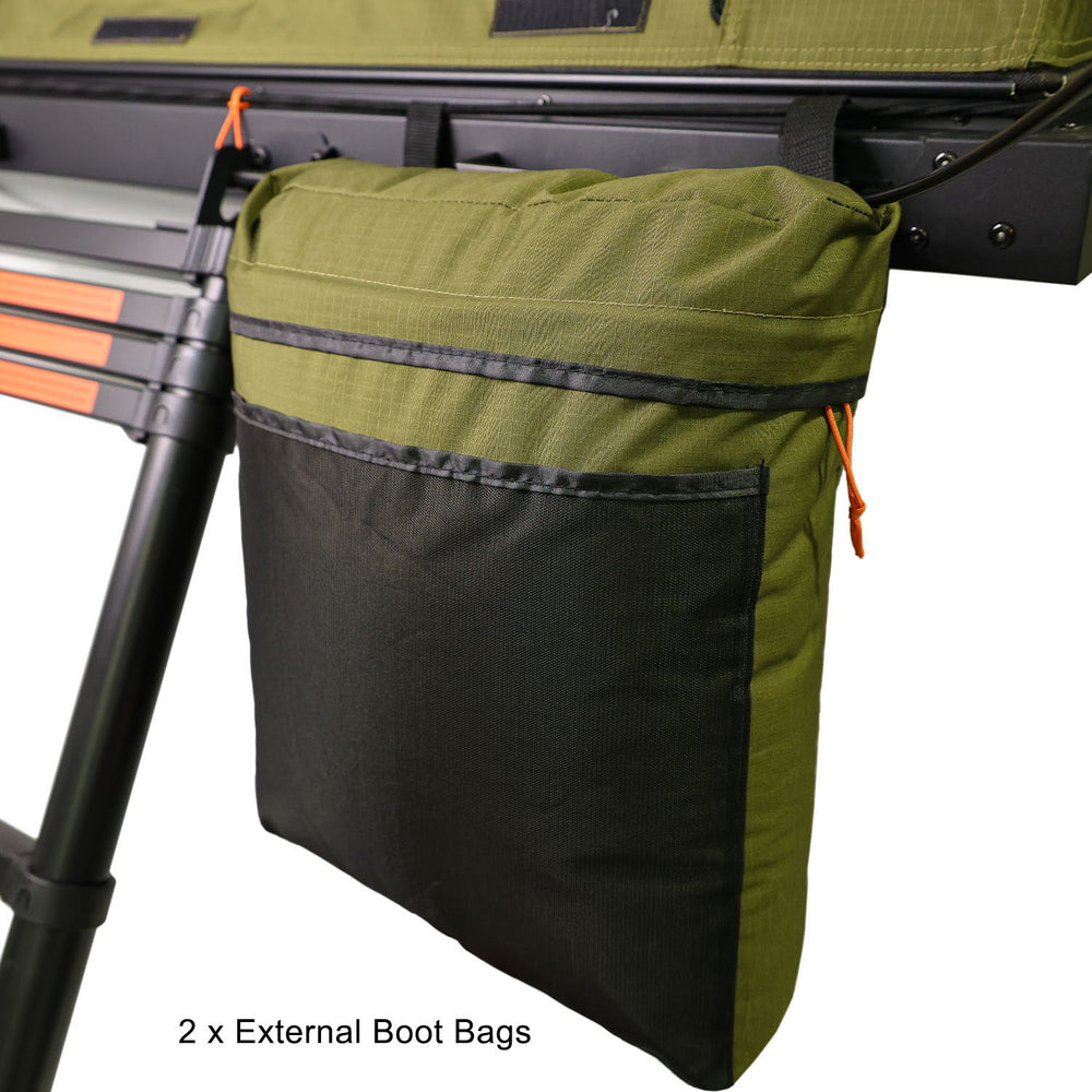 Kabari SuperFly included 2 external boot storage bags