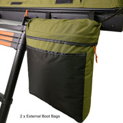 Kabari SuperFly included 2 external boot storage bags