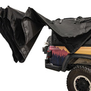 23Zero Onyx 270 awning folding up for storage step-by-step view
