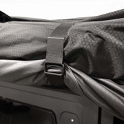 Onyx 270 awning fabric tensioning strap detail close-up