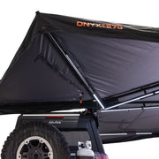 Onyx 270 awning truss arm and 23Zero logo branding detail