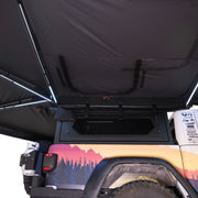 Onyx 270 vehicle awning side pass-through zipped closed weather-sealed view