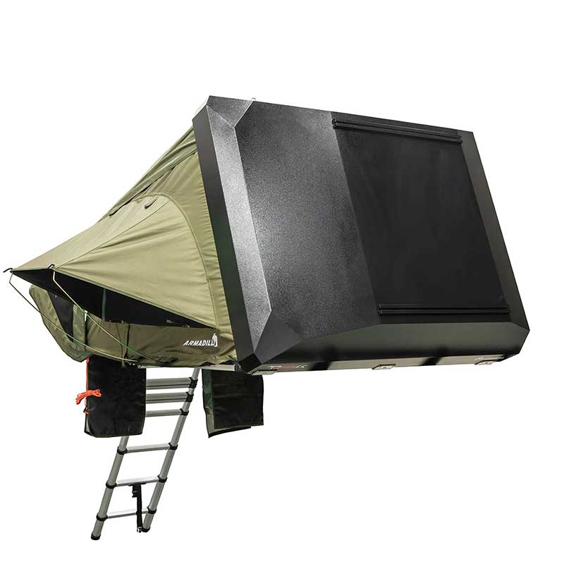 23Zero Armadillo A2 Roof Top Tent Hardshell Side View