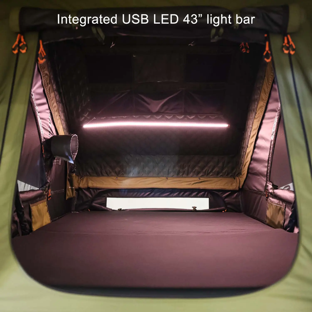 23Zero Armadillo Horizon 2: Premium Hardshell Rooftop Tent - All Seasons - (Left Open Only)
