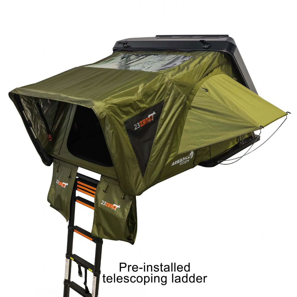 23Zero Armadillo Horizon 2: Premium Hardshell Rooftop Tent - All Seasons - (Left Open Only)