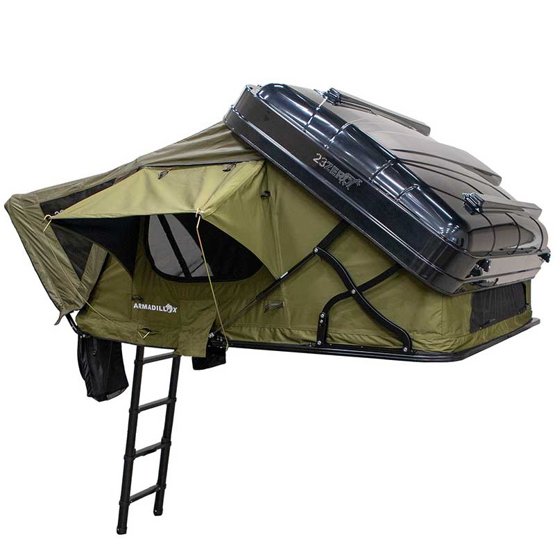 23Zero Armadillo X3 Hardshell Roof Top Tent Side Window View