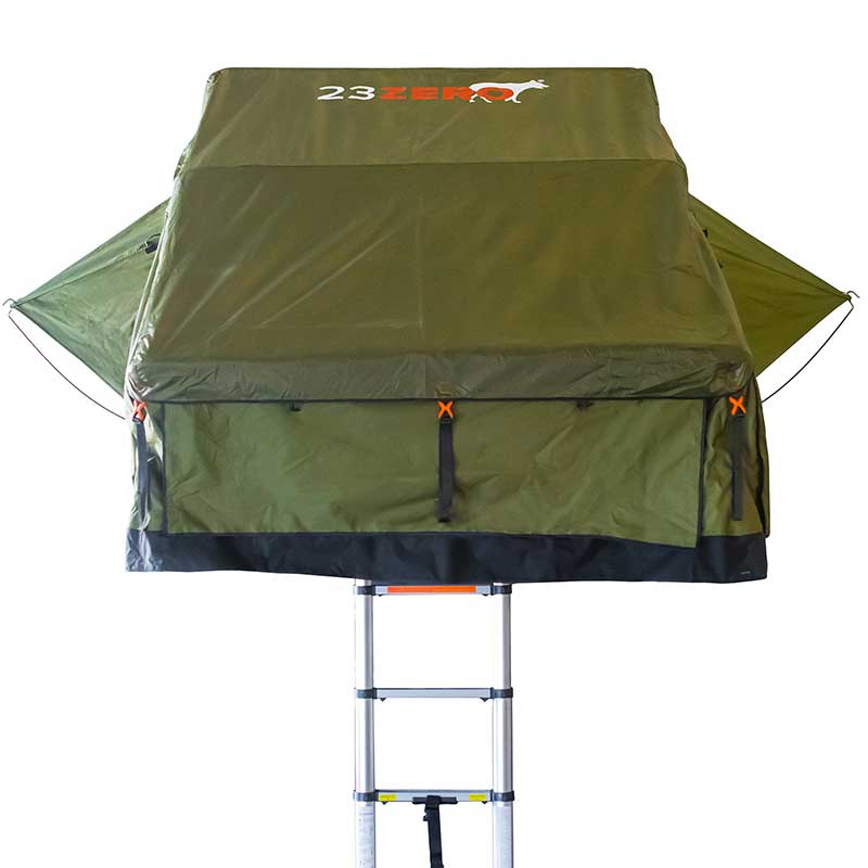 23Zero Walkabout 62 2.0 Roof Top Tent Entrance View Closed Window