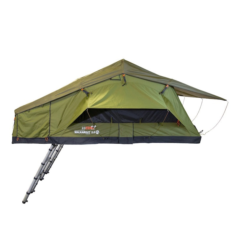 23Zero Walkabout 87 2.0 Roof Top Tent front view