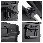 ICECO APL35 black ultralight dual zone freezer overhead view