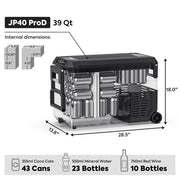 ICECO JP40 Pro portable freezer overhead open view