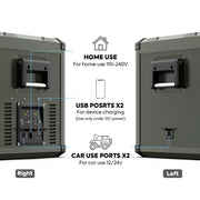 ICECO VL75ProD dual zone portable fridge SECOP compressor detail