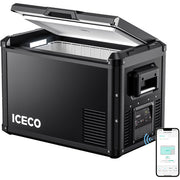 ICECO VL35ProS steel fridge freezer interior wire basket detail
