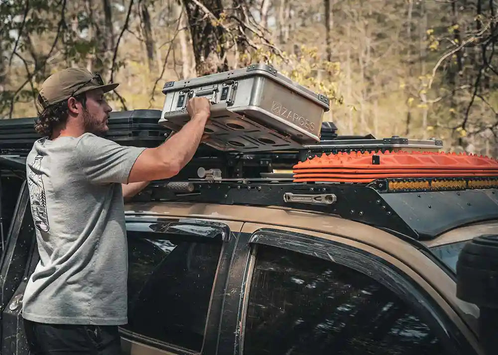 Securing cargo to Tacoma roof rack