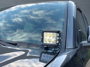 Cali Raised Low Profile Ditch Light Brackets Kit For 2016-2023 Toyota Tacoma
