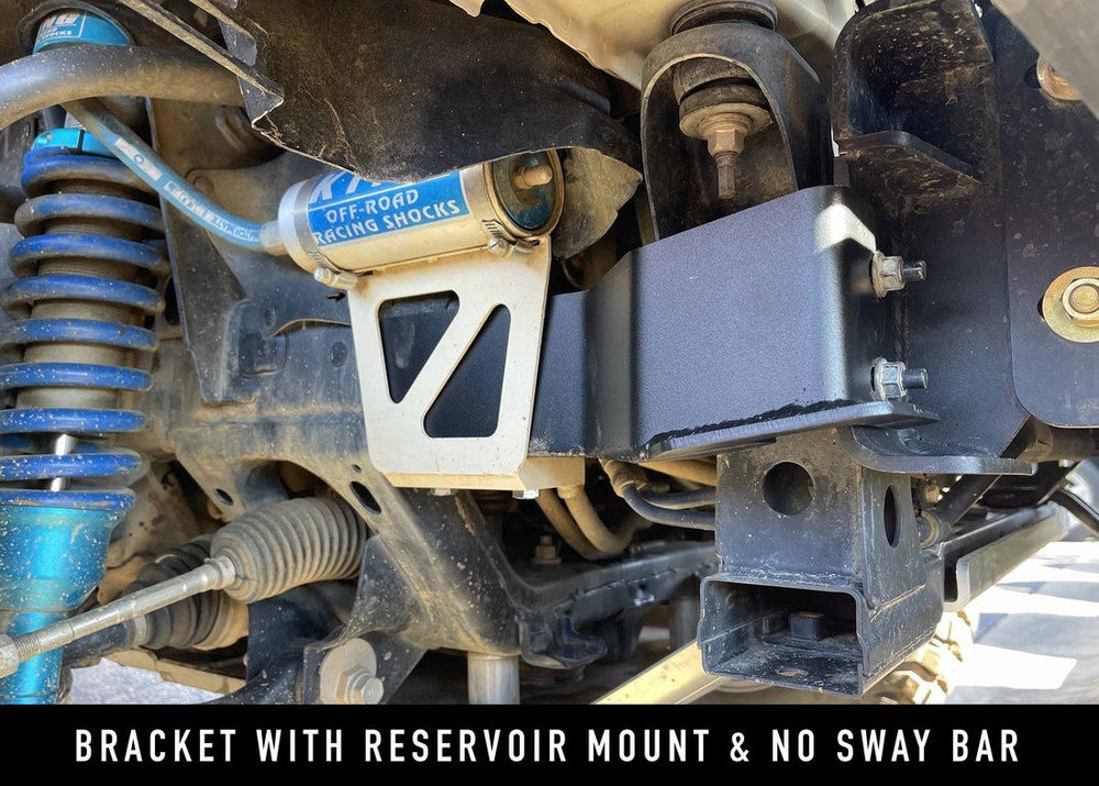 Close-up of frame bracket for Backwoods Adventure Mods Toyota Tacoma (2016+) Hi-Lite Off Road Front Bumper without Bull Bar
