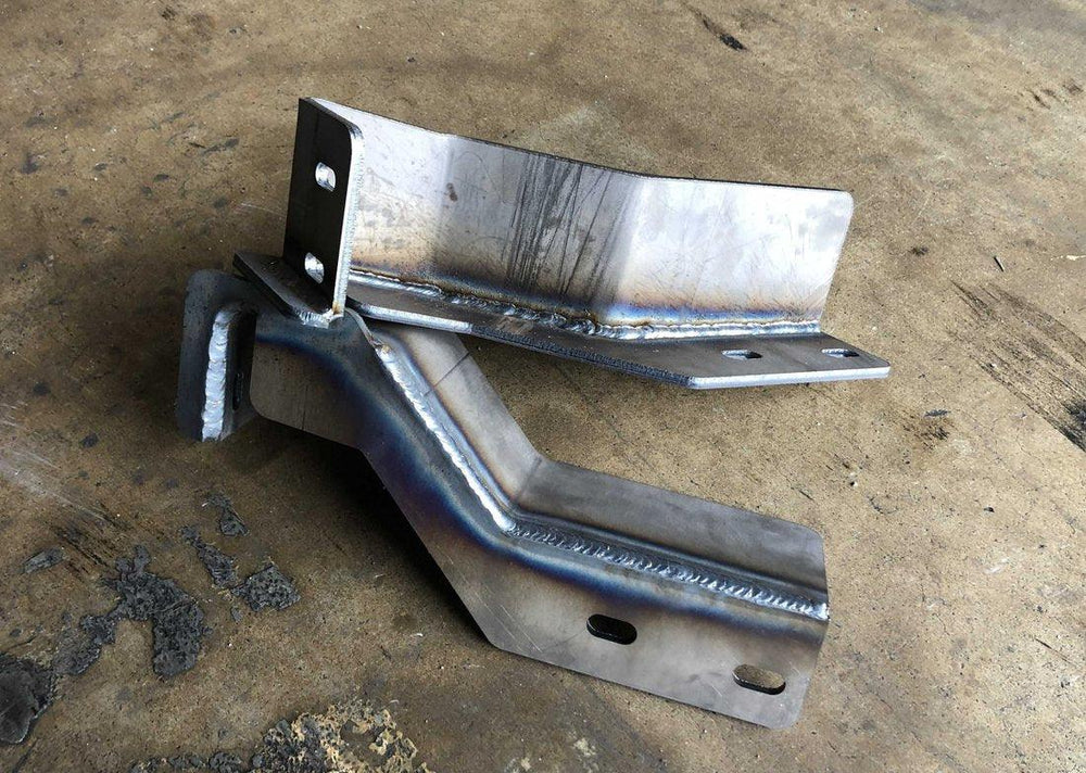 Steel frame bracket for installing Backwoods Adventure Mods Toyota Tacoma (2016+) Hi-Lite Off Road Front Bumper without Bull Bar