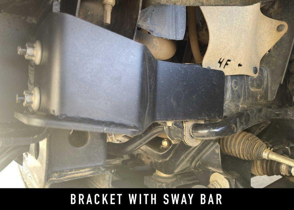 Installation of the Backwoods Adventure Mods Toyota Tacoma (2016+) Hi-Lite Off Road Front Bumper without Bull Bar with sway bar