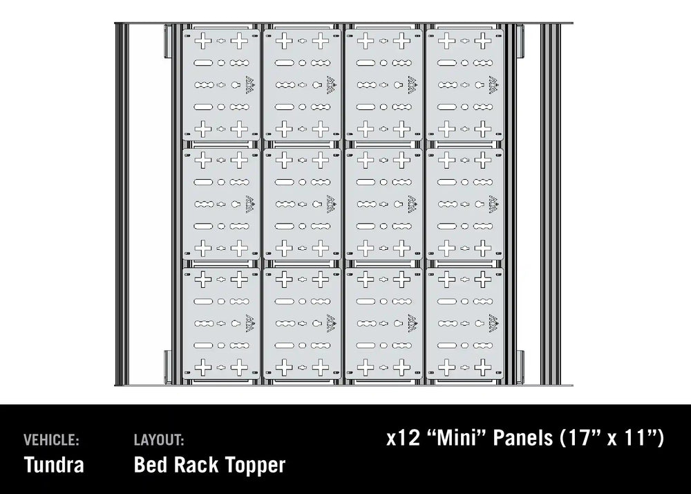 Toyota Tundra Bed Rack - DRIFTR Topper (Add-on)