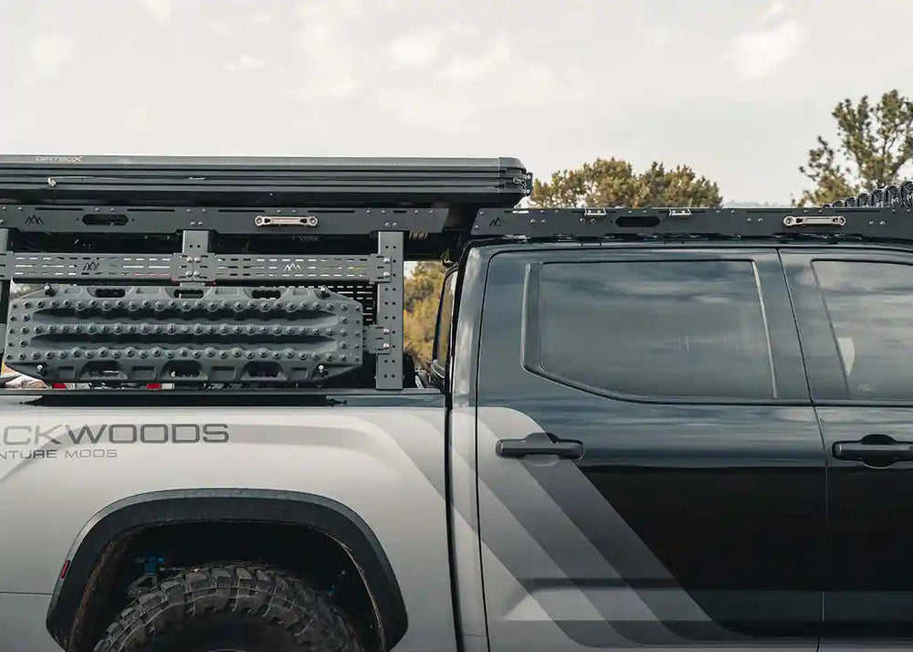 With bed rack integrated