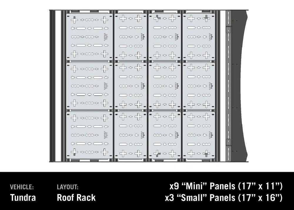 Deck panel layout