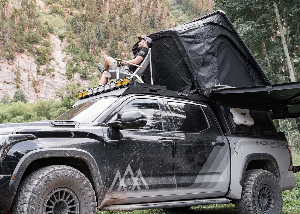 Deck panels on Tundra roof rack