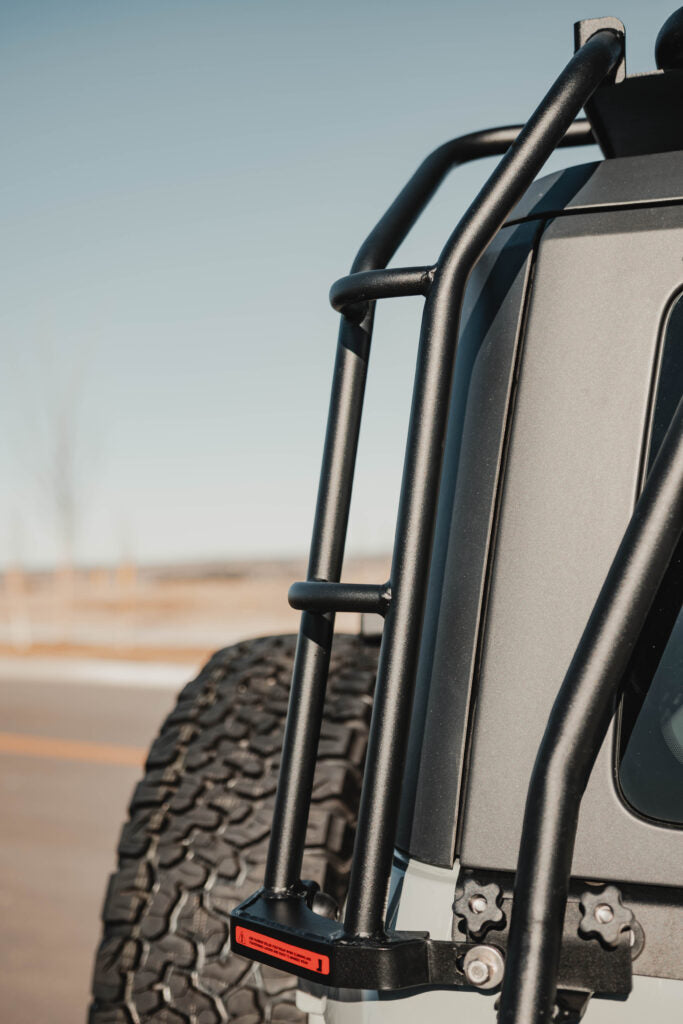 Image showing the side ladder of the gobi stealth rack