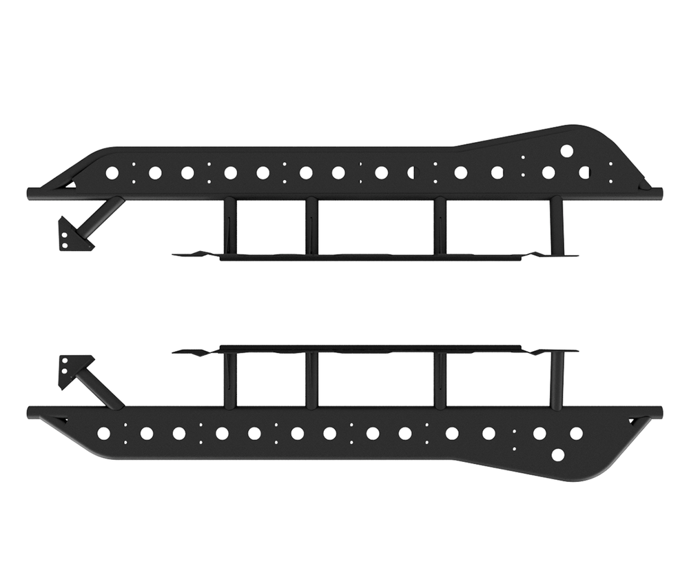 Cali Raised LED Step Edition Rock Sliders For 2024+ Toyota Tacoma