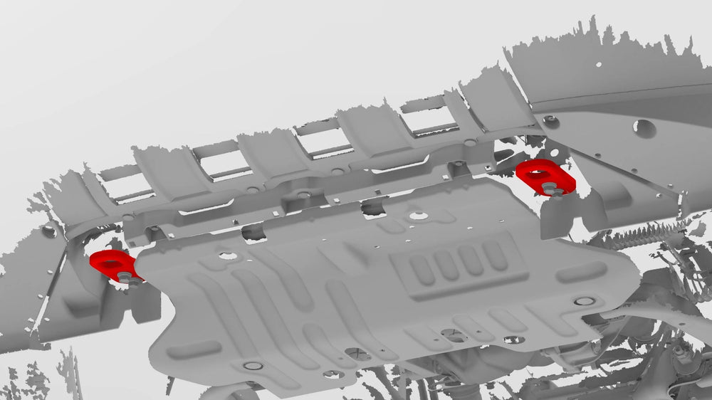 2024-Current Lexus GX550/Toyota Land Cruiser Lower Front Recovery Points