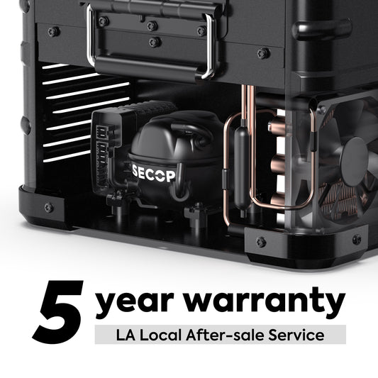 ICECO APL Series portable freezer interior compartment view