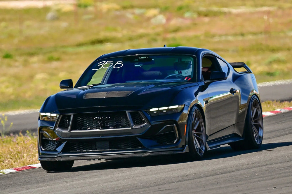 2024-Current Ford Mustang GT Dry Carbon Hood Vent