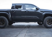 Side profile of installed rock sliders