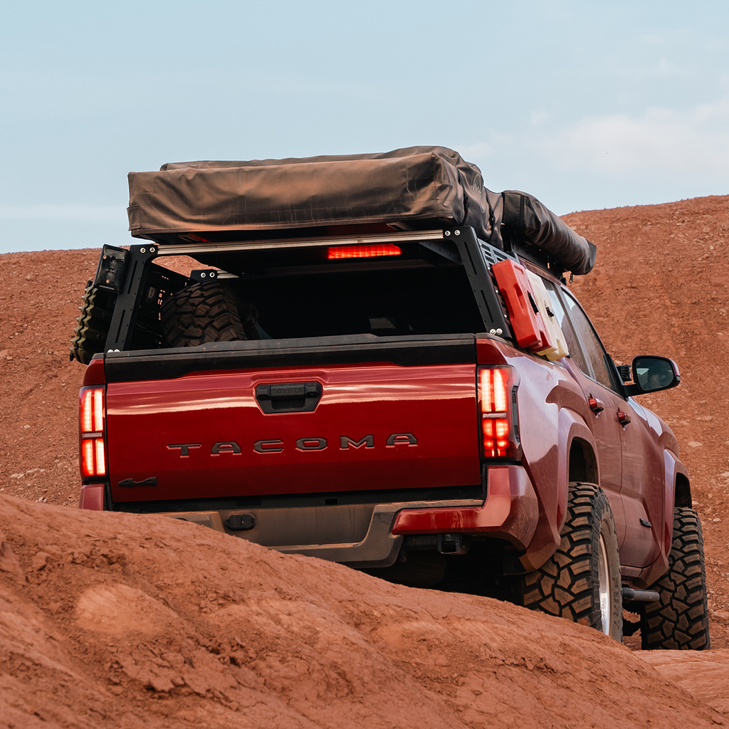 Cali Raised LED Overland Bed Rack For 2024+ Toyota Tacoma